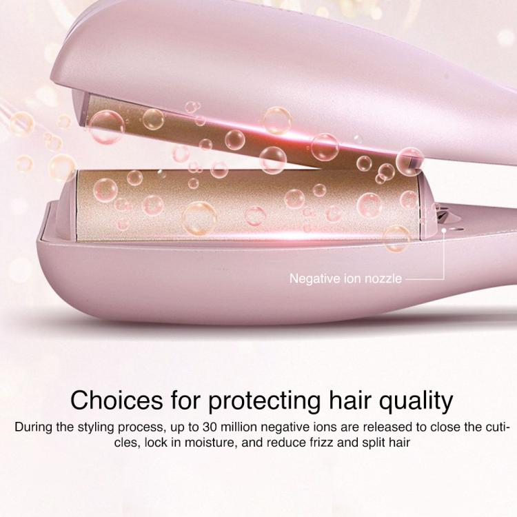 K-SKIN KD885 Negative Ion Electric Hair Curler Iron Hair Styling Tool(UK Plug Pink) - free shipping - PMC TechLife - Order now!