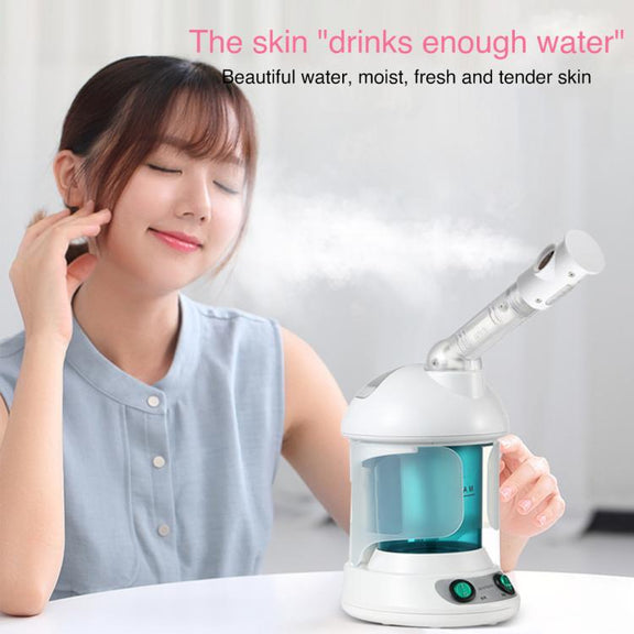 K-SKIN KD2328 Nano Ions Hot Spray Face Steamer Moisturizing Skin Beauty Device(UK Plug)