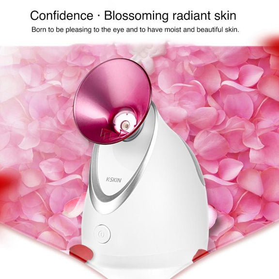 K-SKIN KD2331A Nano Ions Hot Spray Face Steamer Moisturizing Skin Beauty Device(US Plug)