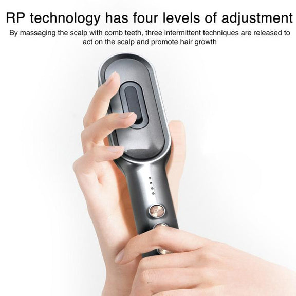 K-SKIN KD3806 EMS Micro-current IPL Hair Care Massage Comb(Grey)