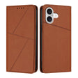 For iPhone 17 Strong Magnetic Frosted Flip Leather Phone Case(Coffee Color) - free shipping - PMc TechLife - Order now!
