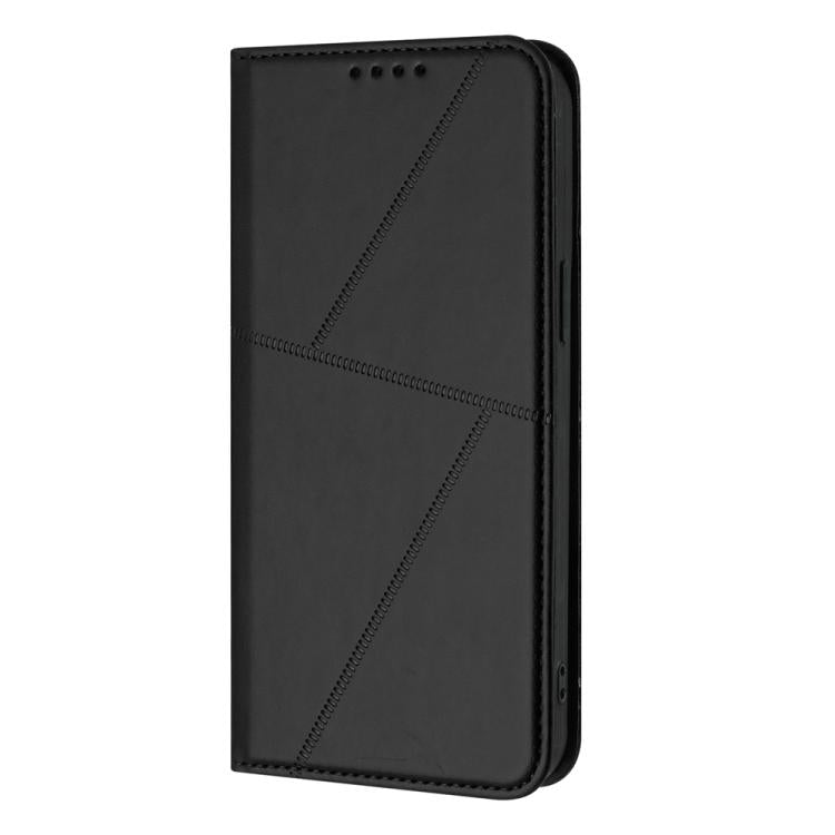 For iPhone 17 Strong Magnetic Frosted Flip Leather Phone Case(Black) - free shipping - PMc TechLife - Order now!