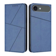 For iPhone 17 Air Strong Magnetic Frosted Flip Leather Phone Case(Royal Blue)