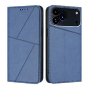 For iPhone 17 Pro Strong Magnetic Frosted Flip Leather Phone Case(Royal Blue)
