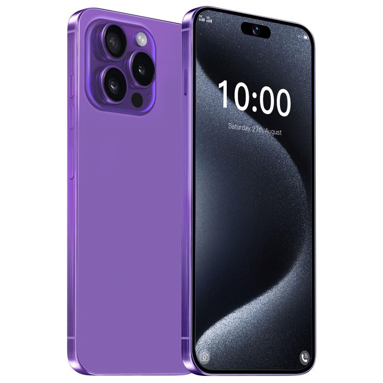 I16 Pro Max / VD1, 3GB+32GB, 6.8 inch Android 10 MTK6753 Octa Core, Network: 4G, Dual SIM, Plug:AU Plug(Purple) - free shipping - PMc TechLife - Order now!