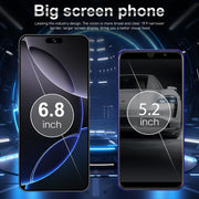 I16 Pro Max / VD1, 3GB+32GB, 6.8 inch Android 10 MTK6753 Octa Core, Network: 4G, Dual SIM, Plug:AU Plug(Grey)