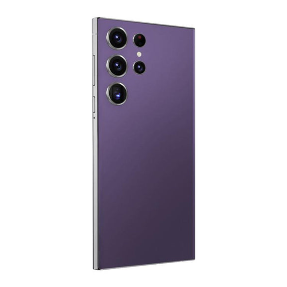 S24 Ultra / S7, 4GB+128GB, 6.75 inch Android 10 MTK6750 Octa Core, Network: 4G, Dual SIM, Plug:EU Plug(Purple)