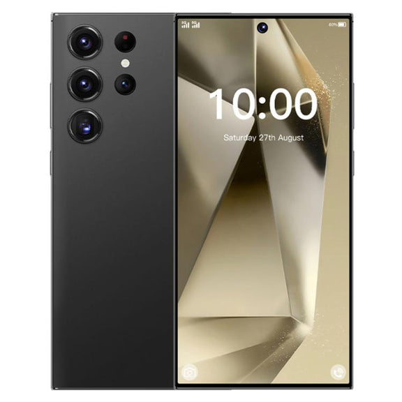 S24 Ultra / S7, 4GB+128GB, 6.75 inch Android 10 MTK6750 Octa Core, Network: 4G, Dual SIM, Plug:US Plug(Black)