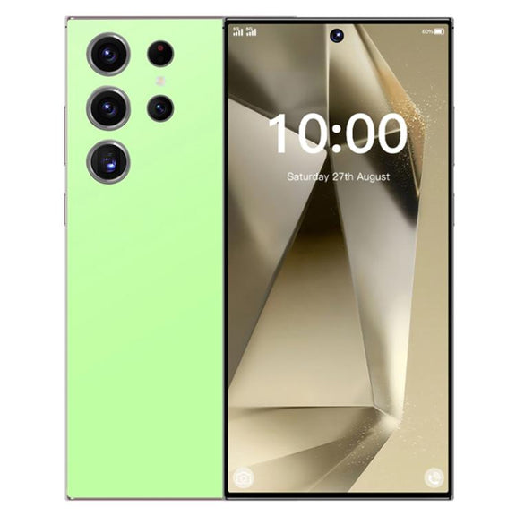 S24 Ultra / S7, 4GB+128GB, 6.75 inch Android 10 MTK6750 Octa Core, Network: 4G, Dual SIM, Plug:US Plug(Green)