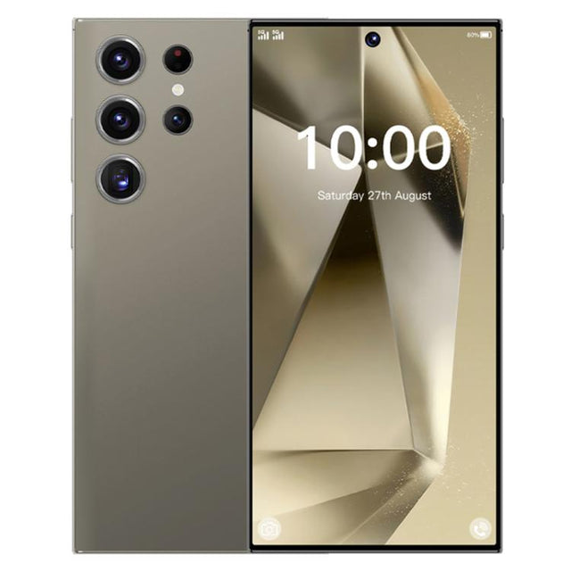 S24 Ultra / S7, 4GB+128GB, 6.75 inch Android 10 MTK6750 Octa Core, Network: 4G, Dual SIM, Plug:UK Plug(Grey)