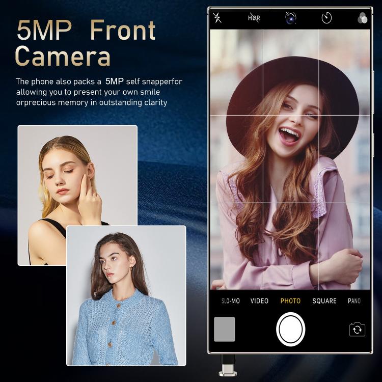 S24 Ultra / S7, 4GB+128GB, 6.75 inch Android 10 MTK6750 Octa Core, Network: 4G, Dual SIM, Plug:US Plug(Black)