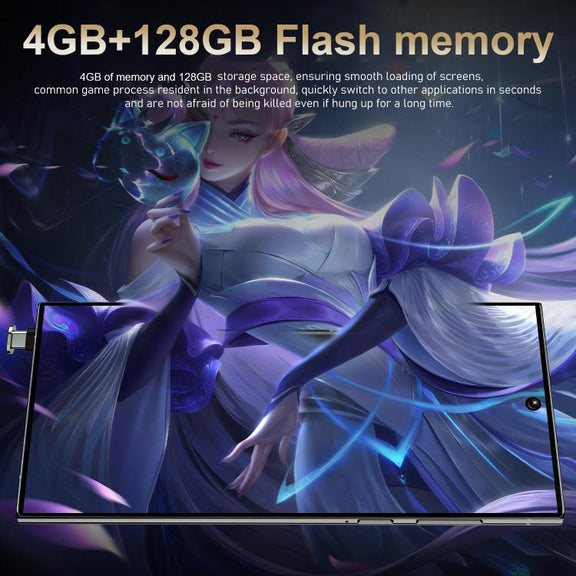S24 Ultra / S7, 4GB+128GB, 6.75 inch Android 10 MTK6750 Octa Core, Network: 4G, Dual SIM, Plug:EU Plug(Green)
