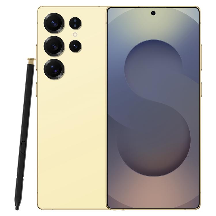 S25 Ultra / S11, 4GB+64GB, 6.75 inch Android 12 MTK6762 Octa Core, Network: 4G, Dual SIM, Plug:EU Plug(Yellow) - free shipping - PMc TechLife - Order now!