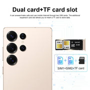 S25 Ultra / S11, 4GB+64GB, 6.75 inch Android 12 MTK6762 Octa Core, Network: 4G, Dual SIM, Plug:AU Plug(Black)