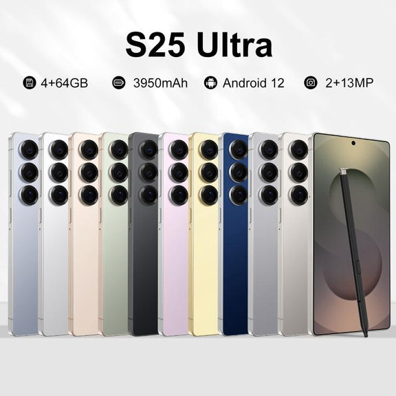 S25 Ultra / S11, 4GB+64GB, 6.75 inch Android 12 MTK6762 Octa Core, Network: 4G, Dual SIM, Plug:AU Plug(Gold)