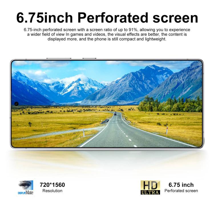 S25 Ultra / S11, 4GB+64GB, 6.75 inch Android 12 MTK6762 Octa Core, Network: 4G, Dual SIM, Plug:AU Plug(Yellow)