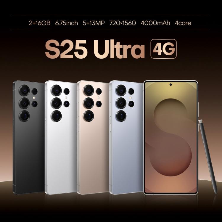 S25 Ultra / B9, 2GB+16GB, 6.75 inch Android 8.1 MTK6739 Quad Core, Network: 4G, Dual SIM, Plug:US Plug(Titanium Silver Blue)