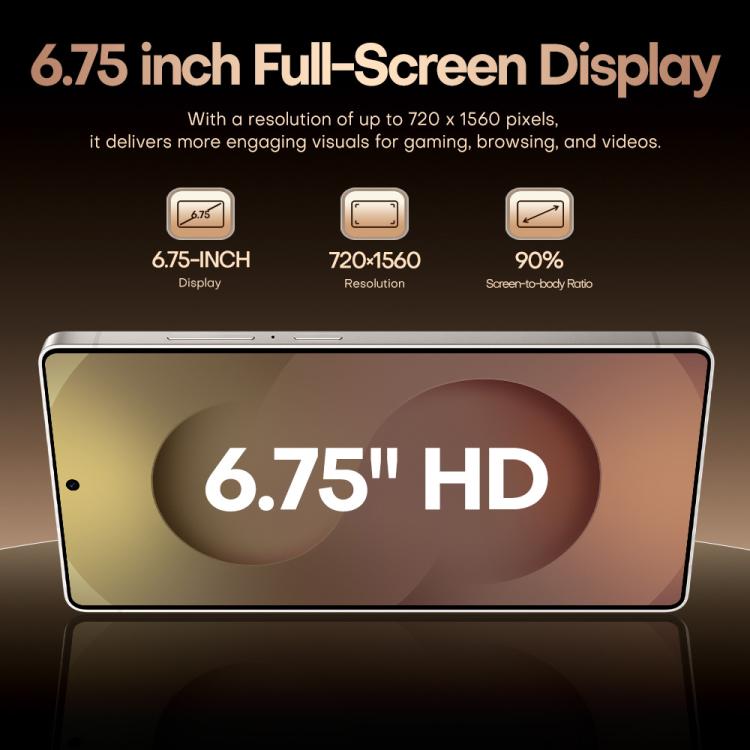 S25 Ultra / B9, 2GB+16GB, 6.75 inch Android 8.1 MTK6739 Quad Core, Network: 4G, Dual SIM, Plug:US Plug(Titanium Silver Blue)