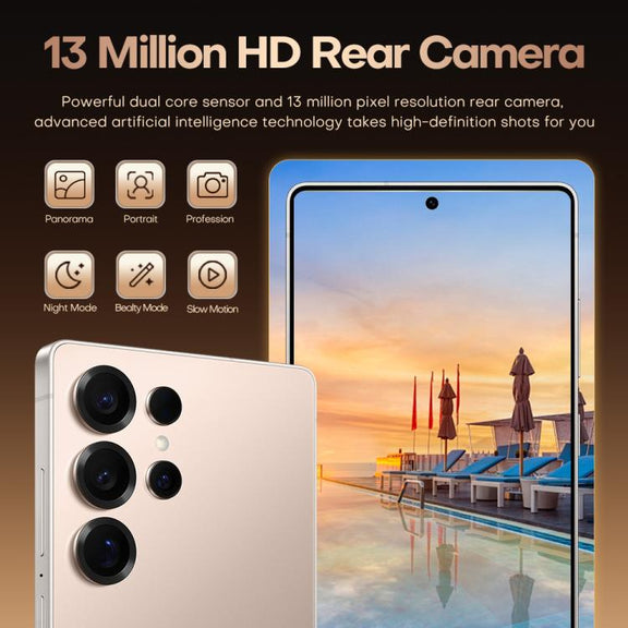 S25 Ultra / B9, 2GB+16GB, 6.75 inch Android 8.1 MTK6739 Quad Core, Network: 4G, Dual SIM, Plug:US Plug(Titanium Silver Blue)