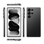 S25 Ultra / Q25, 4GB+64GB, 6.75 inch Android 12 MTK6762 Octa Core, Network: 4G, Dual SIM, with Stylus Pen, Plug:EU Plug(Titanium Black)