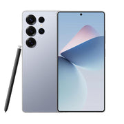 S25 Ultra / Q25, 4GB+64GB, 6.75 inch Android 12 MTK6762 Octa Core, Network: 4G, Dual SIM, with Stylus Pen, Plug:US Plug(Titanium Silver Blue)
