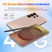S25 Ultra / Q25, 4GB+64GB, 6.75 inch Android 12 MTK6762 Octa Core, Network: 4G, Dual SIM, with Stylus Pen, Plug:EU Plug(Titanium White Sliver)