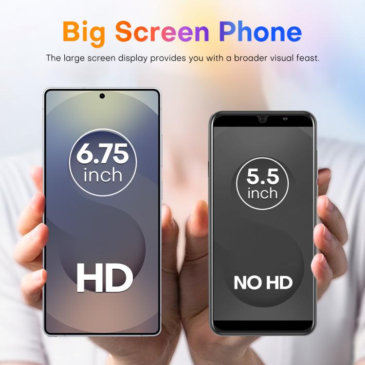 S25 Ultra / Q25, 4GB+64GB, 6.75 inch Android 12 MTK6762 Octa Core, Network: 4G, Dual SIM, with Stylus Pen, Plug:EU Plug(Titanium Black) - free shipping - PMc TechLife - Order now!