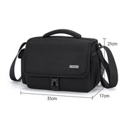 CADeN D27-1 Portable Digital Camera Bag with Strap, Size:31 x 21 x 17cm Black