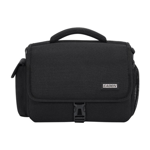 CADeN D27-1 Portable Digital Camera Bag with Strap, Size:31 x 21 x 17cm Black