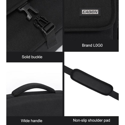 CADeN D27-1 Portable Digital Camera Bag with Strap, Size:26 x 21 x 15cm Grey - free shipping - PMC Jewellery - Order now!