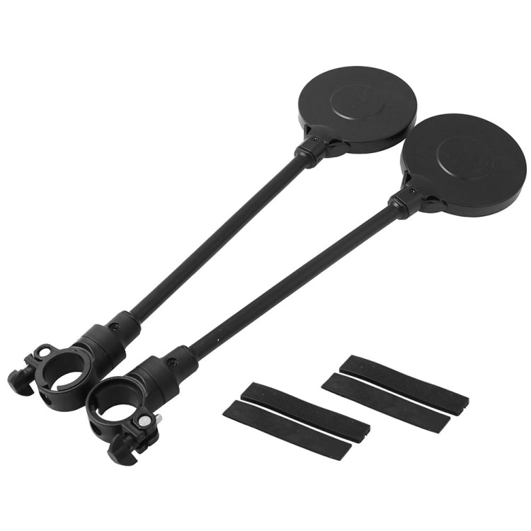 Pair Mountain Bike / Electric Motorcycle Multifunctional Adjustable Handlebar Rearview Mirror - Side Mirrors by PMC Jewellery | Online Shopping South Africa | PMC Jewellery | Buy Now Pay Later Mobicred