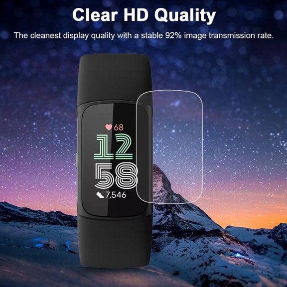 For Fitbit Charge 6 5pcs xDfind Soft Hydrogel Film Full Cover Front Protector