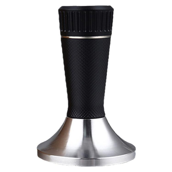 53.3mm Mesh Texture Coffee Powder Pressing Hammer Stainless Steel Cloth Powder(Black)