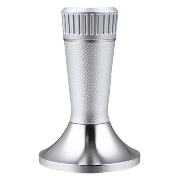 53.3mm Mesh Texture Coffee Powder Pressing Hammer Stainless Steel Cloth Powder(Silver)