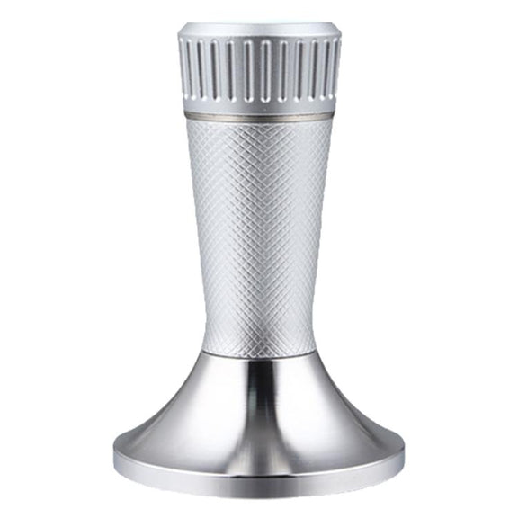 53.3mm Mesh Texture with Needle Coffee Powder Pressing Hammer Stainless Steel Cloth Powder(Silver)