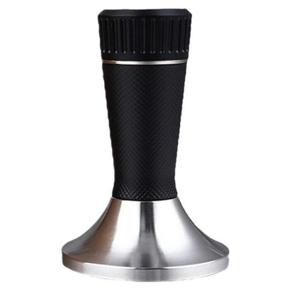 58.3mm Mesh Texture Coffee Powder Pressing Hammer Stainless Steel Cloth Powder(Black)