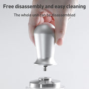 Stainless Steel Coffee Powder Hammer Pressure Powder Tampon, Size:51mm Silver