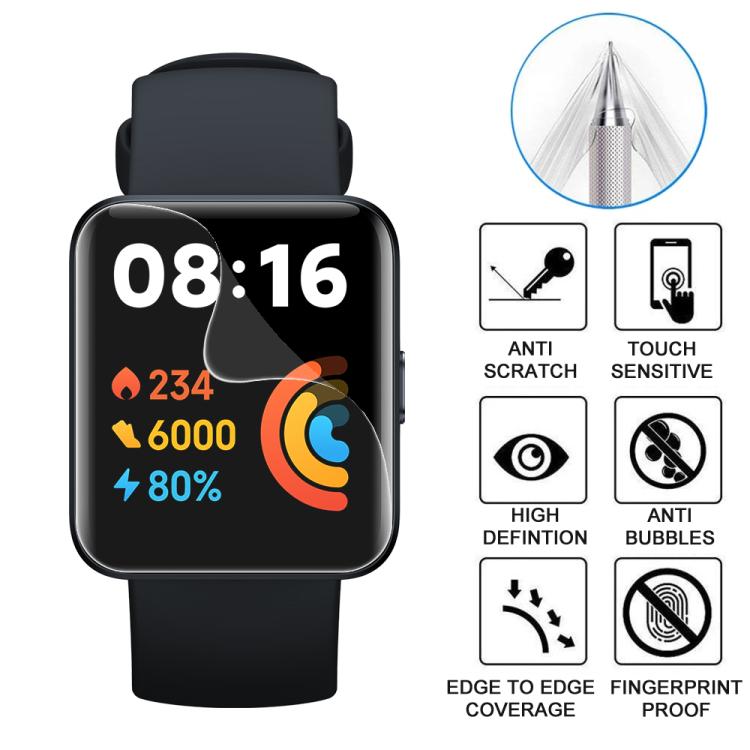 For Xiaomi Redmi Watch 2 Lite 5pcs xDfind Soft Hydrogel Film Full Cover Front Protector - free shipping - PMc TechLife - Order now!