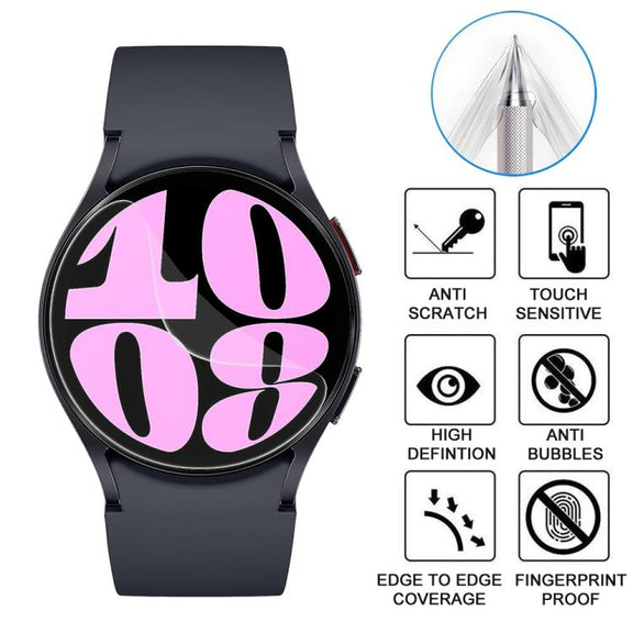 For Samsung Galaxy Watch6 40mm 5pcs xDfind Soft Hydrogel Film Full Cover Front Protector