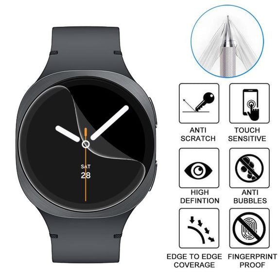 For Samsung Galaxy Watch8 40mm 5pcs xDfind Soft Hydrogel Film Full Cover Front Protector
