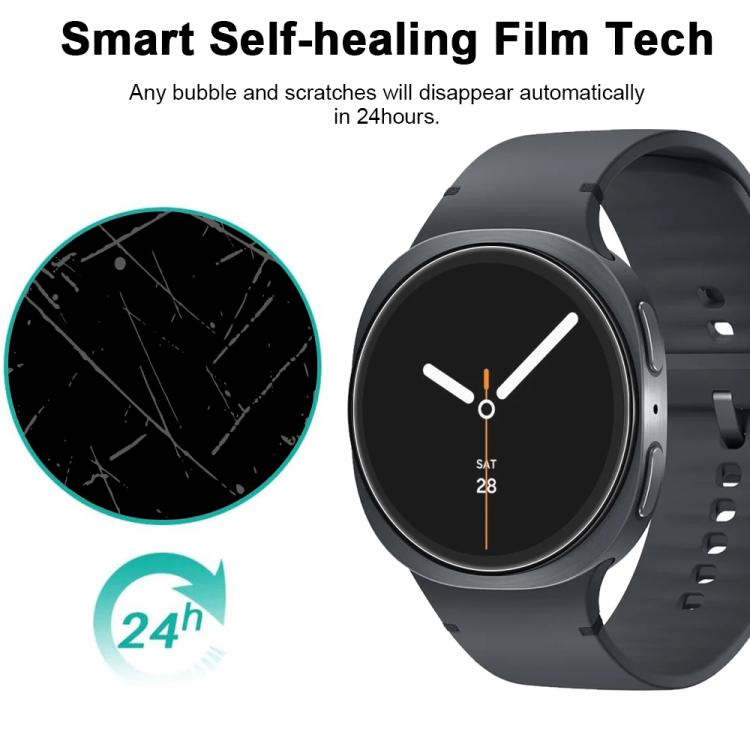 For Samsung Galaxy Watch8 40mm 5pcs xDfind Soft Hydrogel Film Full Cover Front Protector