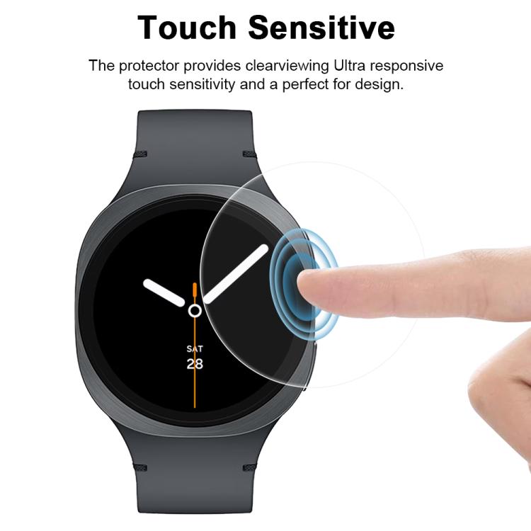 For Samsung Galaxy Watch8 40mm 5pcs xDfind Soft Hydrogel Film Full Cover Front Protector