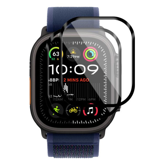 For Apple Watch Ultra 2 49mm / Ultra 49mm 2pcs xDfind Curved 3D Composite Material Soft Film Screen Protector