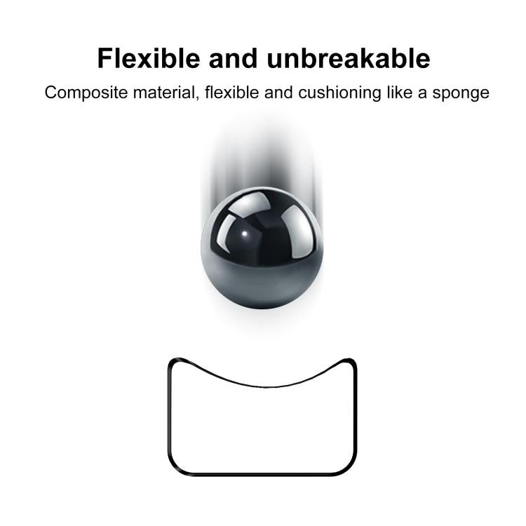 For Xiaomi Mi Band 8 Pro 2pcs xDfind Curved 3D Composite Material Soft Film Screen Protector