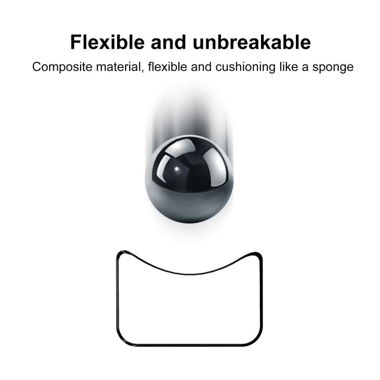 For Xiaomi Smart Band 9 Pro 2pcs xDfind Curved 3D Composite Material Soft Film Screen Protector