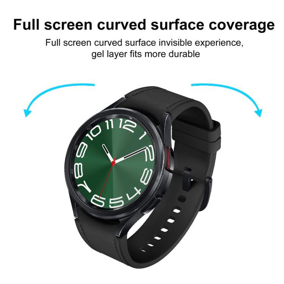 For Samsung Galaxy Watch6 Classic 47mm 2pcs xDfind Curved 3D Composite Material Soft Film Screen Protector