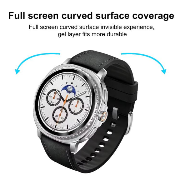 For Samsung Galaxy Watch8 Classic 46mm 2pcs xDfind Curved 3D Composite Material Soft Film Screen Protector