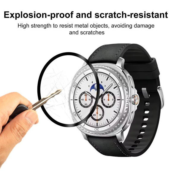 For Samsung Galaxy Watch8 Classic 46mm 2pcs xDfind Curved 3D Composite Material Soft Film Screen Protector