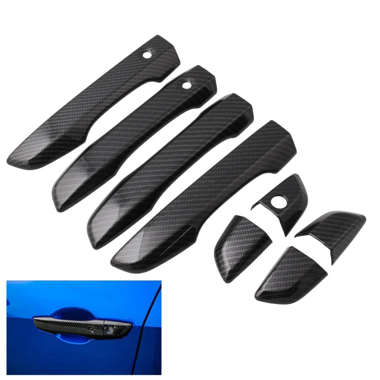 4 PCS Car Modified Carbon Door Handle Decoration for Honda Civic 2016-2020 - Door Handles by PMC TechLife | Online Shopping South Africa | PMC TechLife | Buy Now Pay Later Mobicred