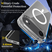 For iPhone 17 Air Scratchproof PC Hybrid TPU Magsafe Phone Case(Transparent)